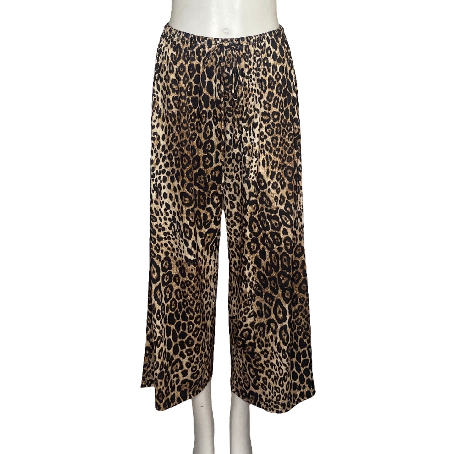 Pantalón Zara Leopardo Marrón - Talla S