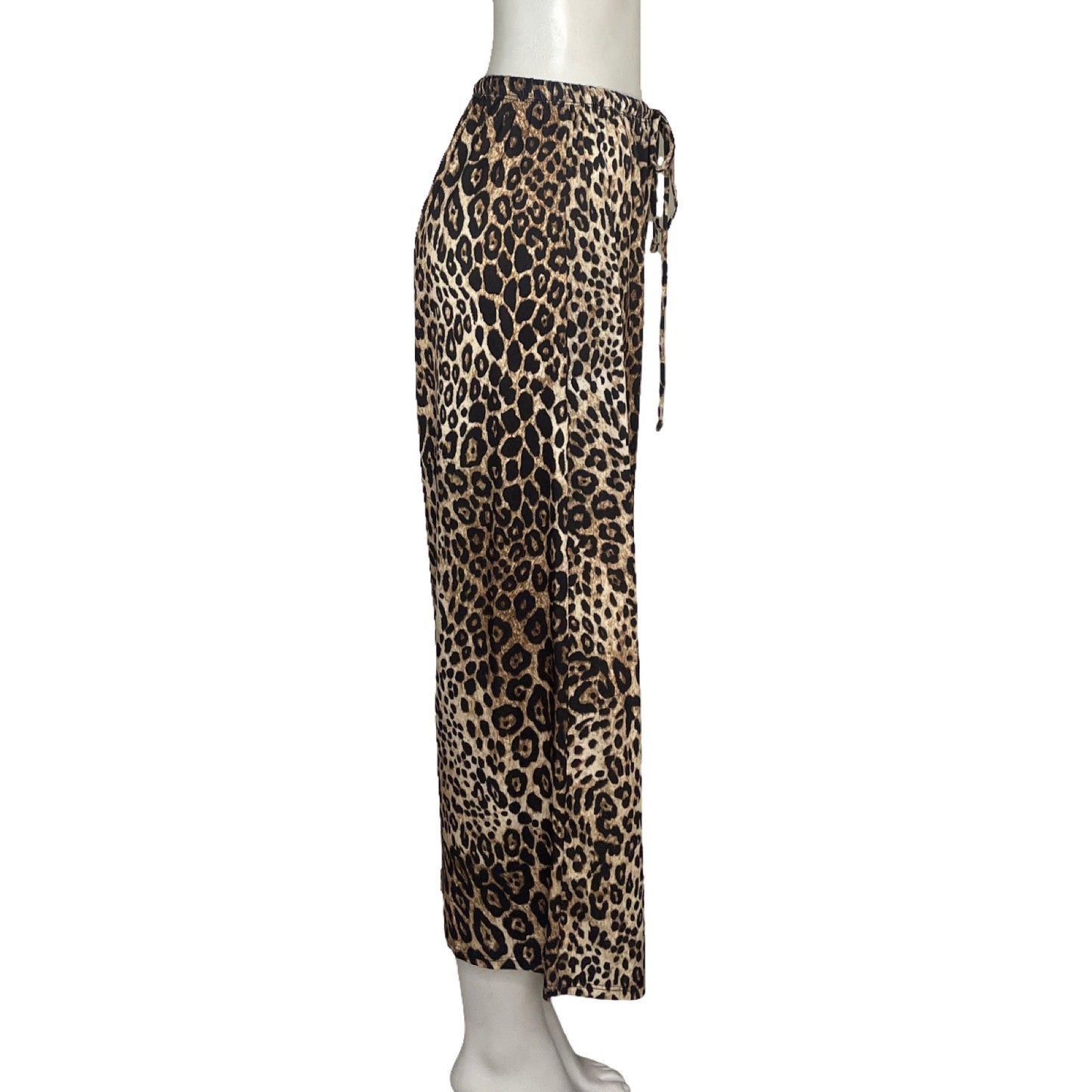 Pantalón Zara Leopardo Marrón - Talla S