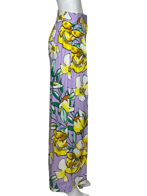 Pantalón Tesoro TPS Flores Morado - Talla S