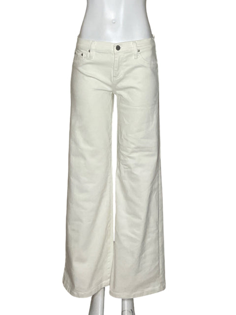 Pantalón Alice + Olivia Jeans Blanco - Talla 28