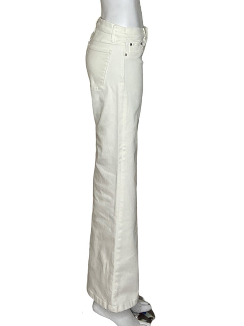 Pantalón Alice + Olivia Jeans Blanco - Talla 28