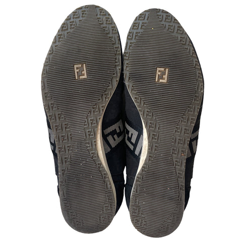 * Calzado Fendi Zucca FF Negro-Talla 38