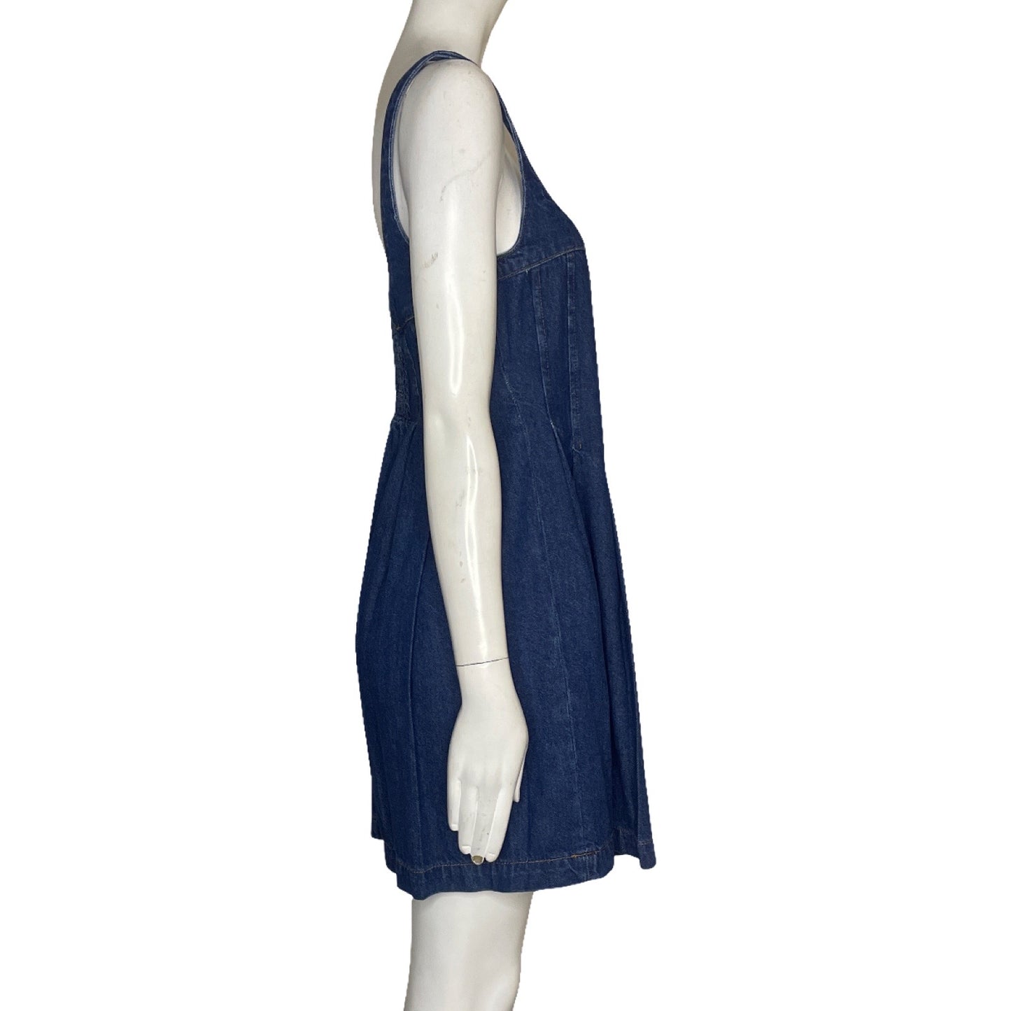 Vestido Reformation Violeta Denim Mini Azul - Talla 2