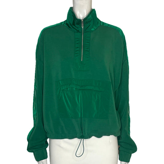 Jacket Oysho Crop Elástico Verde  - Talla M