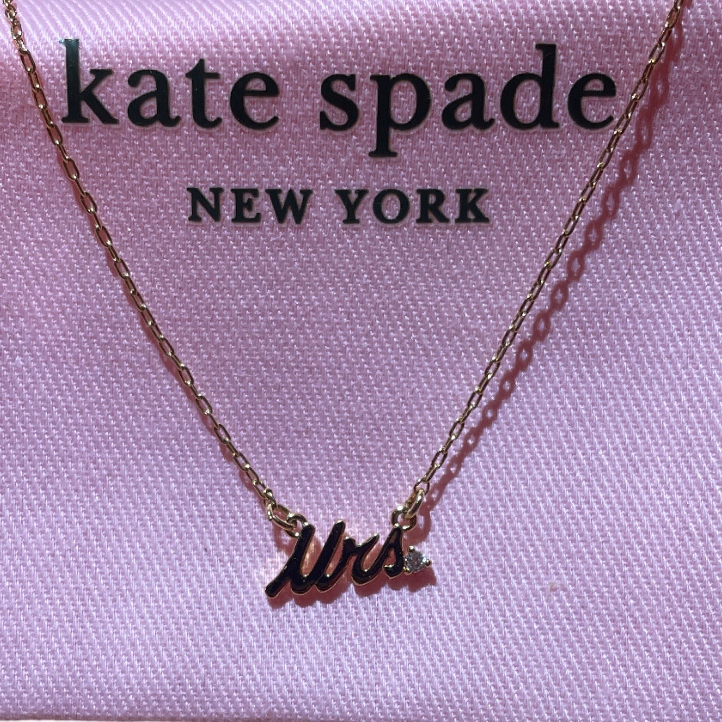 Collar Kate Spade Urs Dorado - Talla U