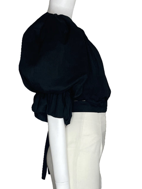 Top Aje Cuello V  Negro-Talla 12