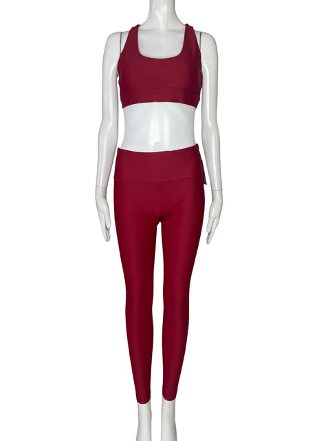 Set Skimmed Milk Leggigs+Top Rojo-Talla L