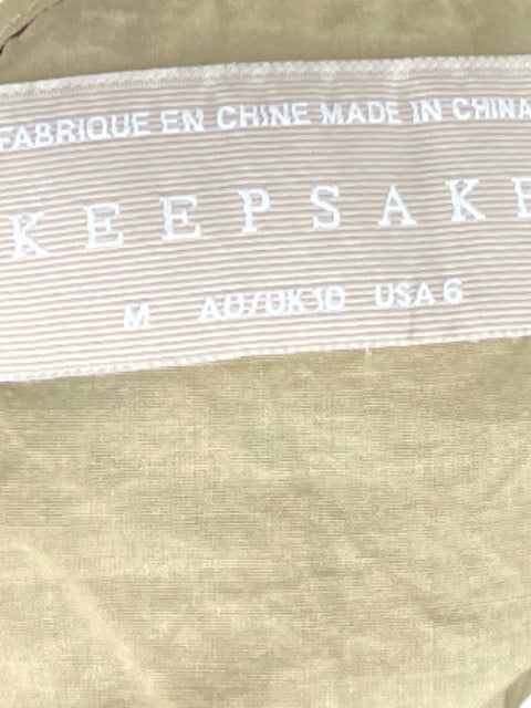 Vestido Keepsake Animal Print Marrón - Talla 6