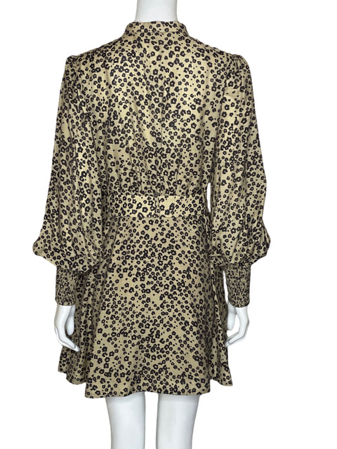 Vestido Keepsake Animal Print Marrón - Talla 6