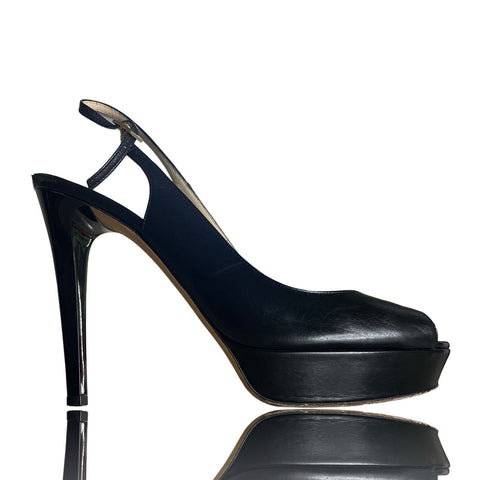 * Calzado Jimmy Choo Platfform Negro-Talla 39.5
