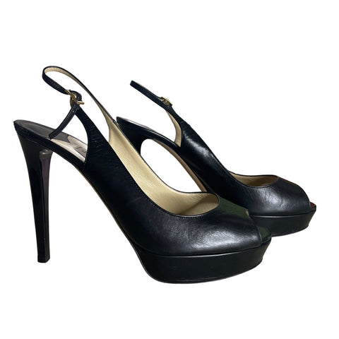 * Calzado Jimmy Choo Platfform Negro-Talla 39.5