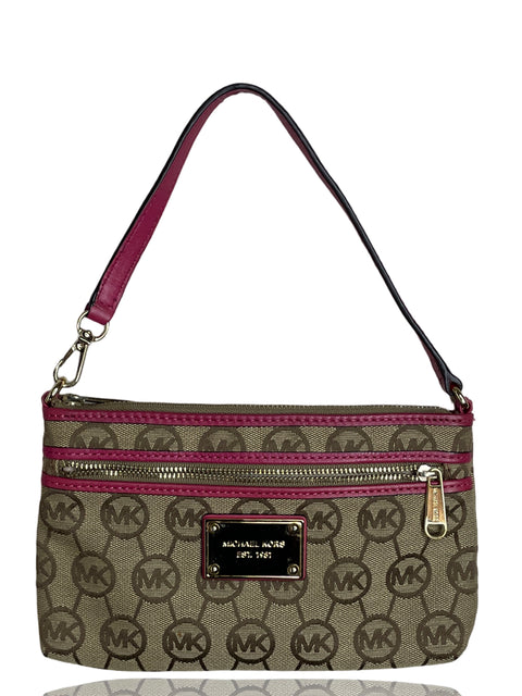 Bolso Michael Kors Canvas Exterior Marrón-Talla S