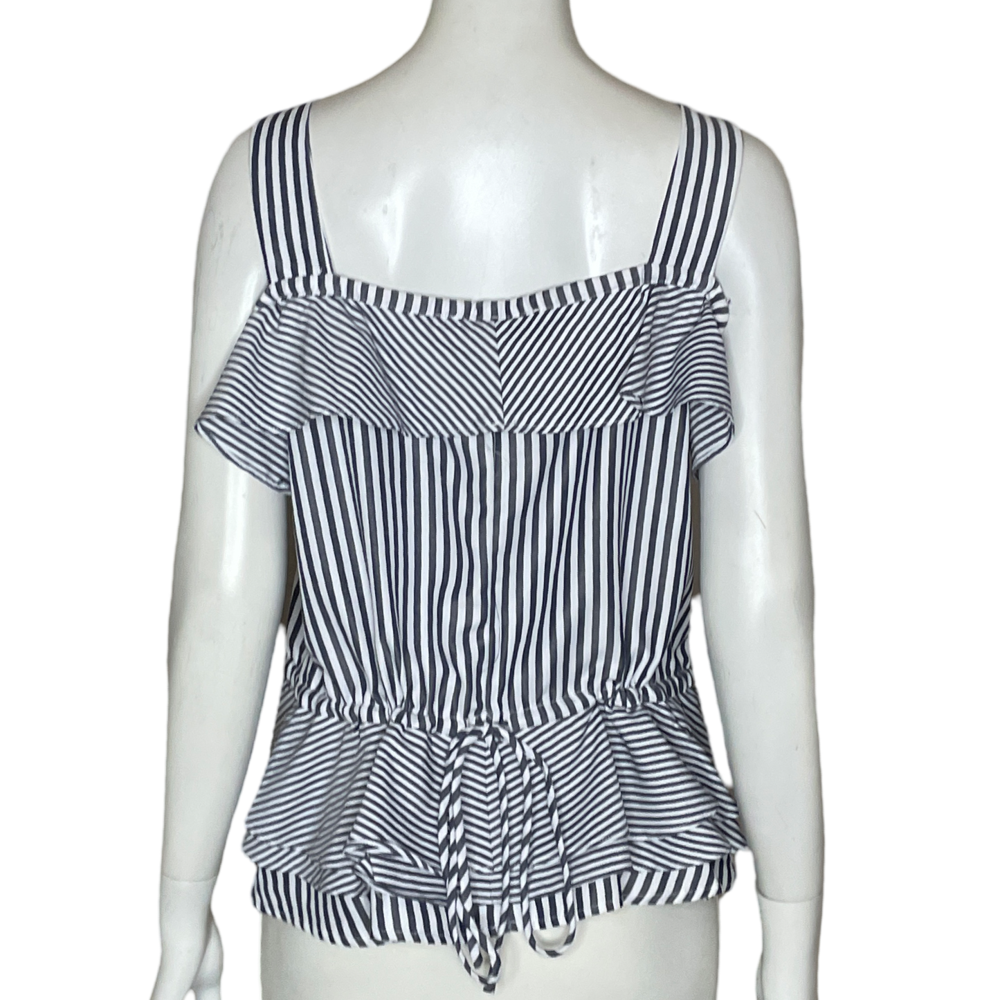 Blusa English Factory Vuelos Rayas Azul-Talla L