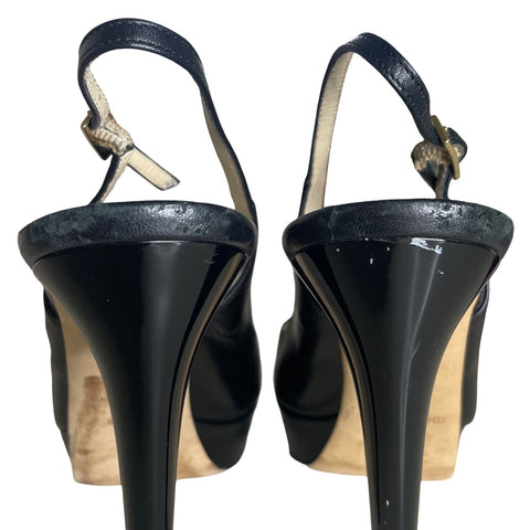 * Calzado Jimmy Choo Platfform Negro-Talla 39.5