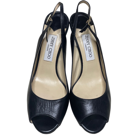* Calzado Jimmy Choo Platfform Negro-Talla 39.5