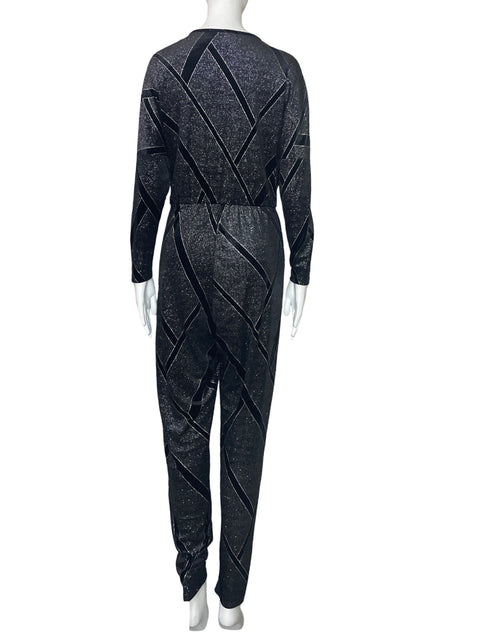 Mono Zara Brillo Punto Negro-Talla M