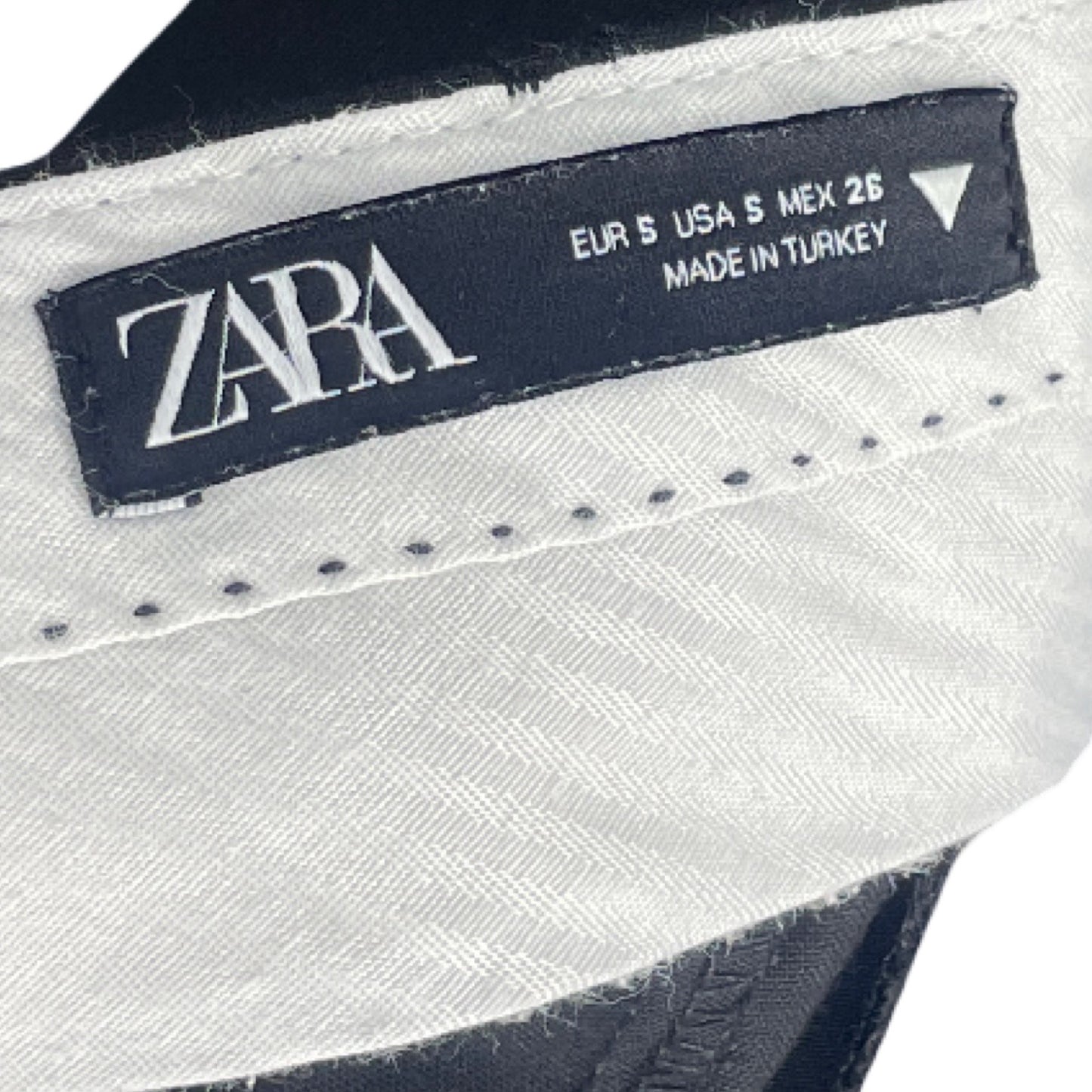 Pantalón Zara Pliegues Negro - Talla S