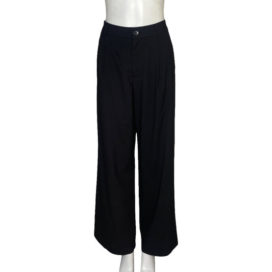 Pantalón Zara Pliegues Negro - Talla S