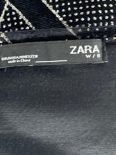 Mono Zara Brillo Punto Negro-Talla M