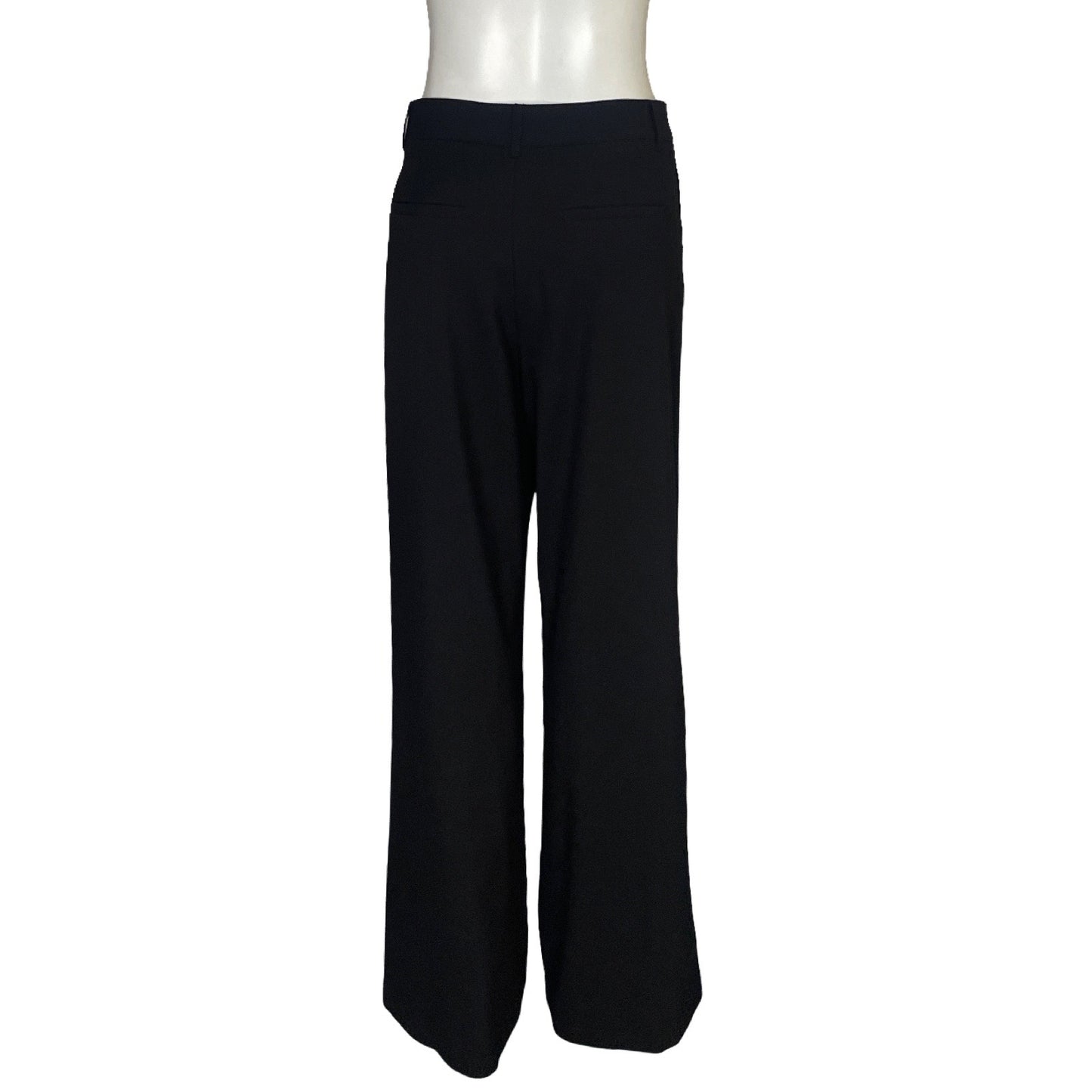 Pantalón Zara Pliegues Negro - Talla S