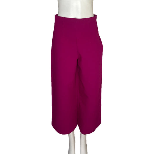Pantalón Zara Culotte Fucsia - Talla M