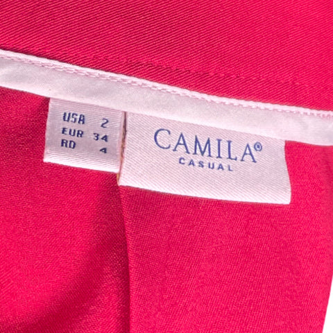 Falda Camila Vuelos Rojo - Talla 2