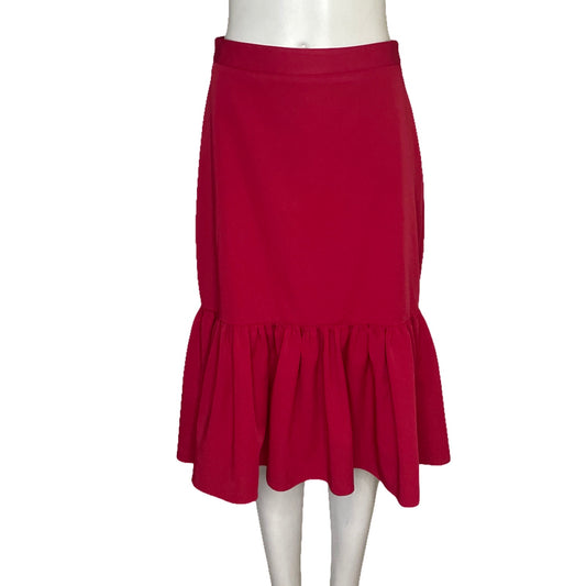 Falda Camila Vuelos Rojo - Talla 2