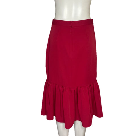 Falda Camila Vuelos Rojo - Talla 2