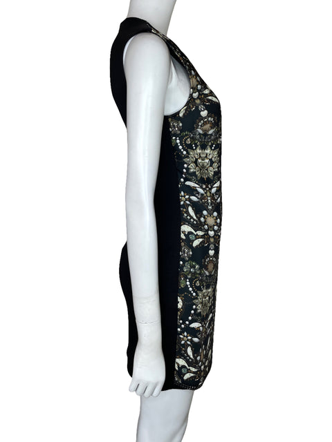 Vestido Ted Baker Estampado Negro-Talla 1
