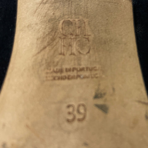 * Calzado Carolina Herrera Vintage Pumps Negro-Talla 39