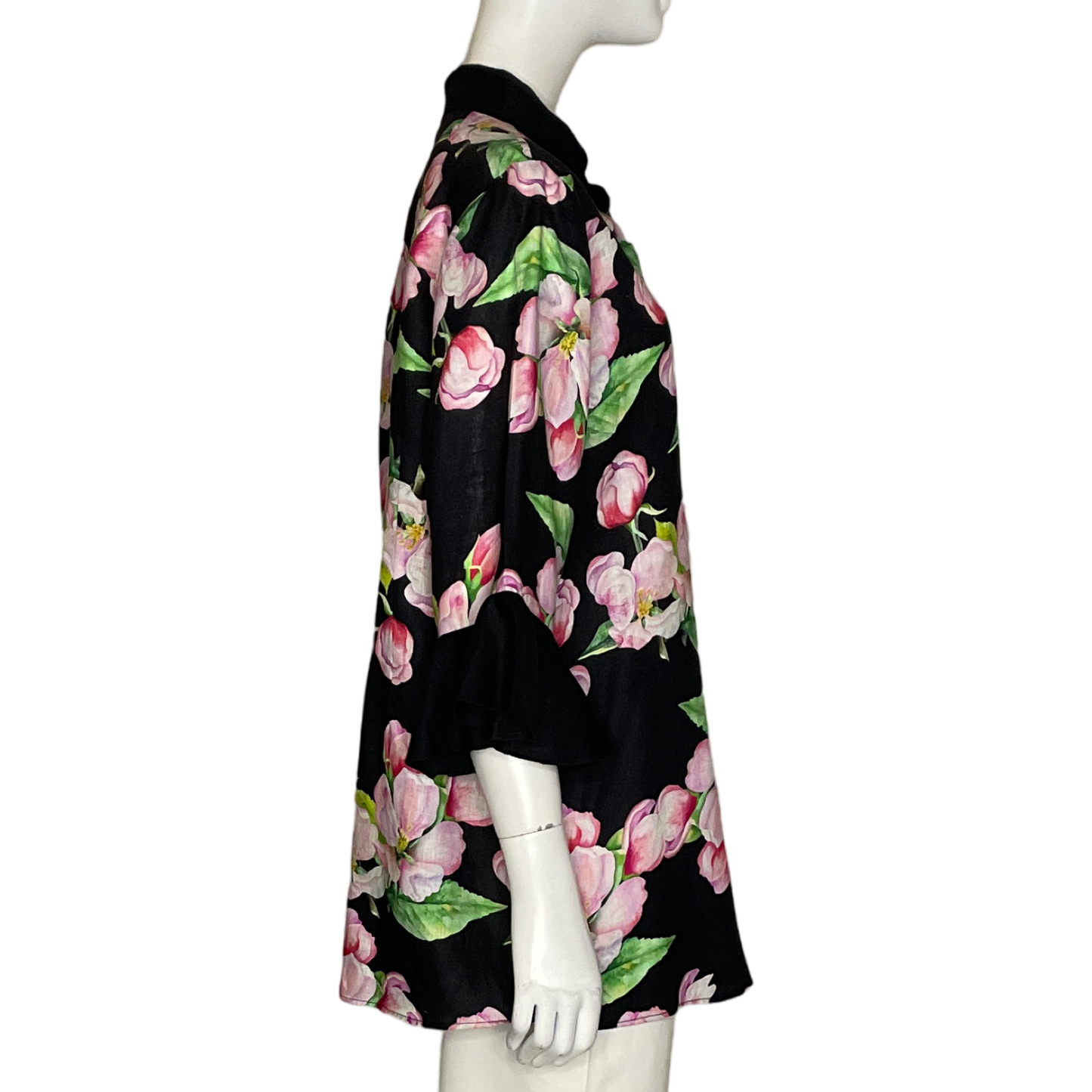 Blusa Lagunova Floral Negro-Talla L