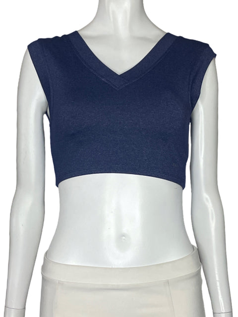 Top XXlV Active Sin Mangas Sport Azul-Talla XS