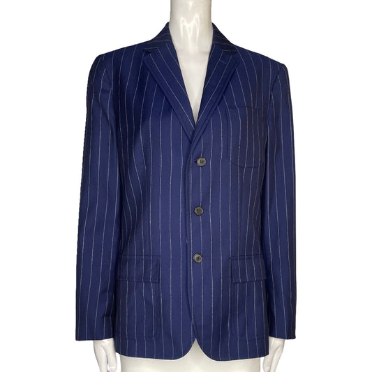 Blazer Ralph Lauren Líneas Azul - Talla 8