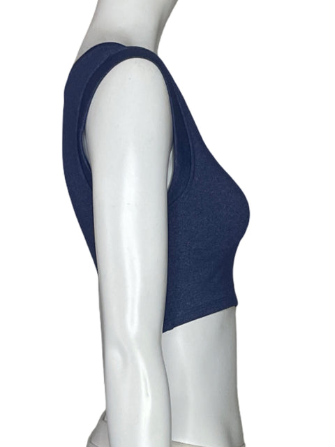 Top XXlV Active Sin Mangas Sport Azul-Talla XS