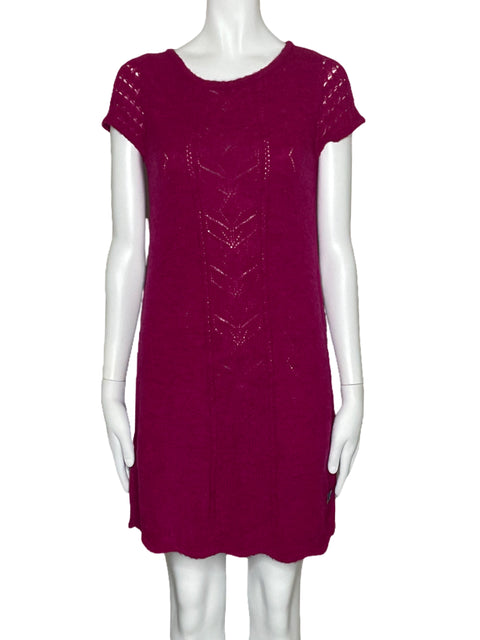 Vestido Adolfo Dominguez Puntos Rosado-Talla XS