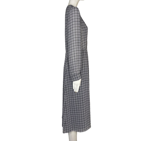 Vestido Michael Kors Cuadros Blanco - Talla M