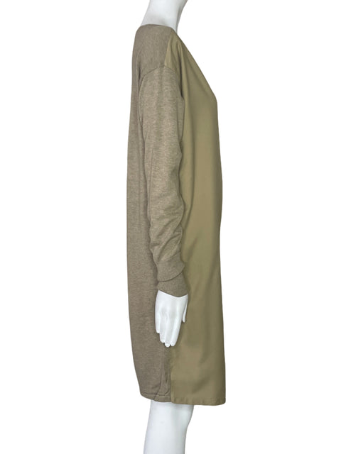 Vestido Ralph Lauren Midi Mangas Marron-Talla S