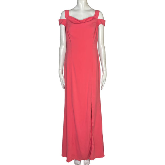 Vestido Ralph Lauren Hombros Descubiertos Rosado - Talla 8