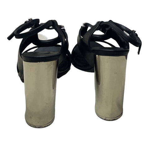 * Sandalia Salvatore Ferragamo Galilea tacòn Tubular Negro-Talla 37