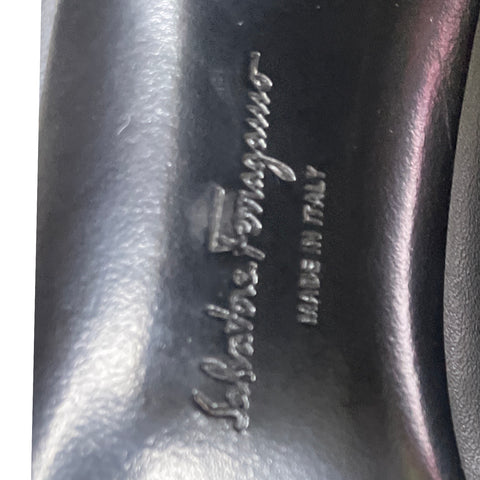 * Sandalia Salvatore Ferragamo Galilea tacòn Tubular Negro-Talla 37