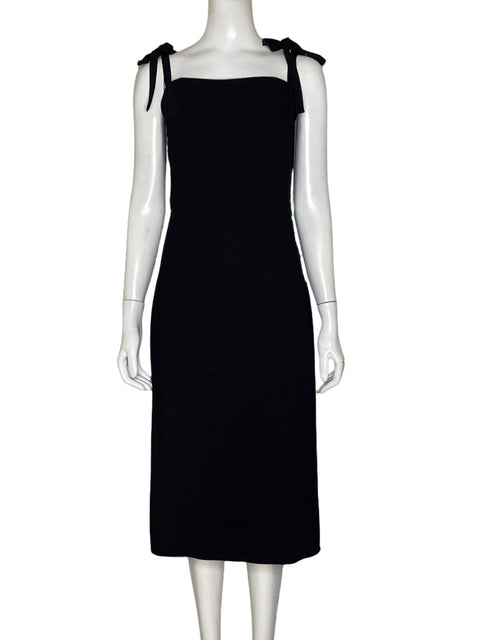 Vestido Julieta Suarez Fluido Negro - Talla S