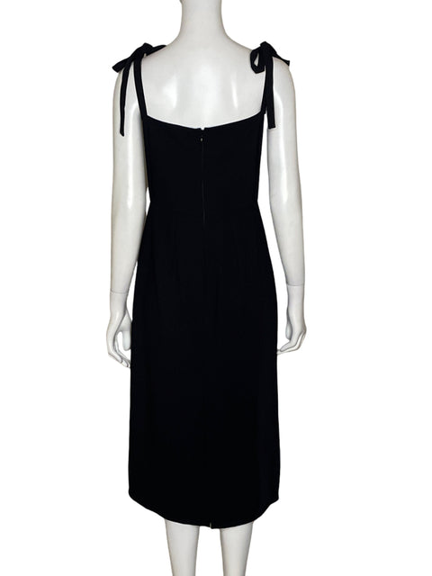 Vestido Julieta Suarez Fluido Negro - Talla S
