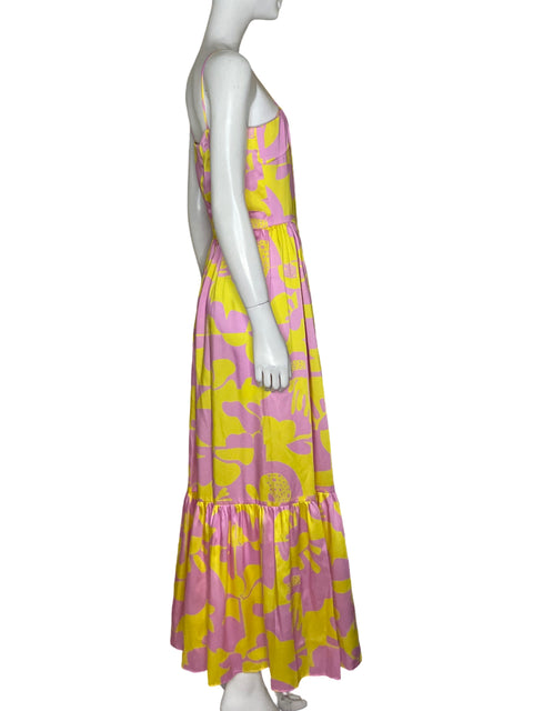 Vestido Tesoro TPS Estampado Rosado - Talla S