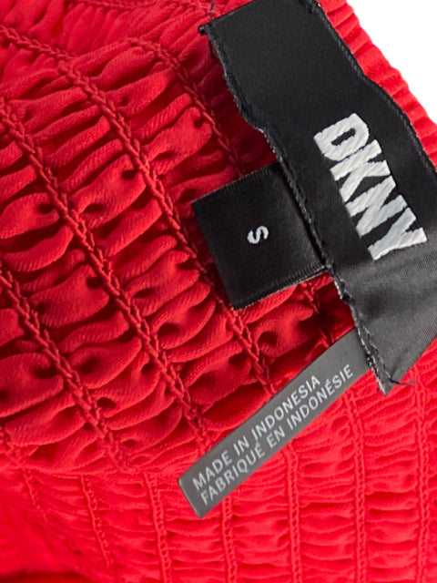 Vestido DKNY Strapless Rojo - Talla S