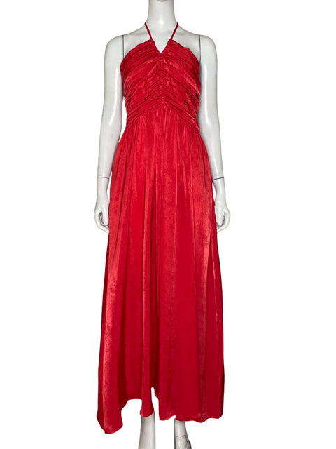 Vestido DKNY Strapless Rojo - Talla S