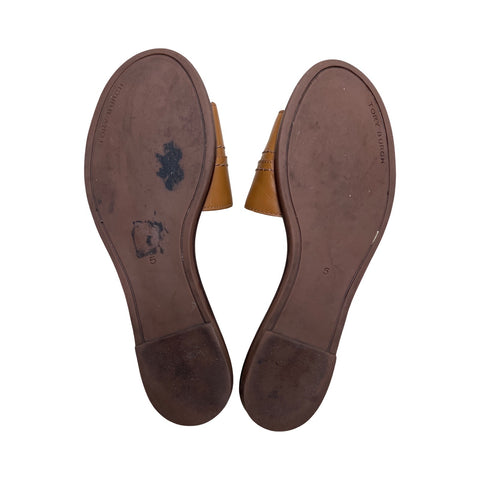 * Sandalias Tory Burch Everly Slides Marròn-Talla 5