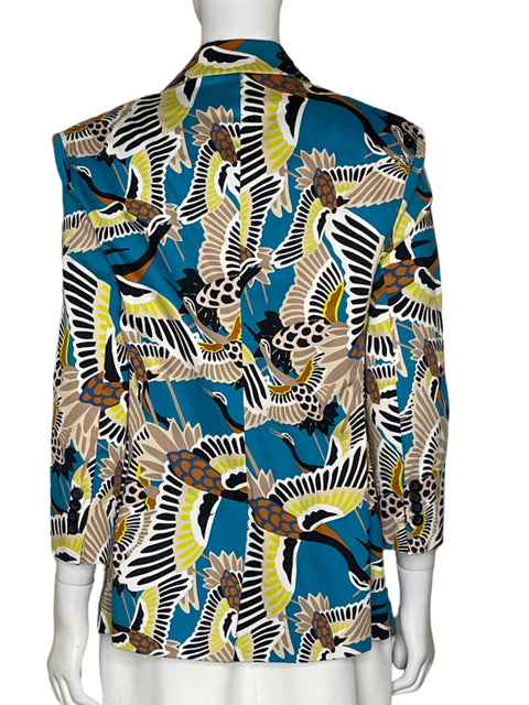 Blazer Terea Aves Azul - Talla S
