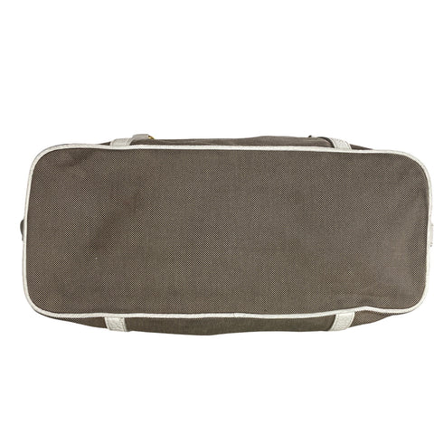 * Cartera Prada Jacquard Logo Shoulder Bag Beige-
Talla M