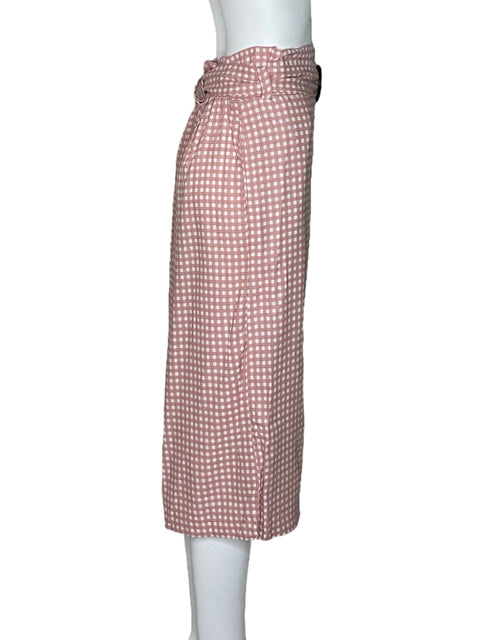 Faldas Cotton:On Cuadros Rosado-Talla S