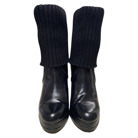 * Calzado Gucci Interlocking G Sock Boots/Re-Soled
Negro-Talla 371/2